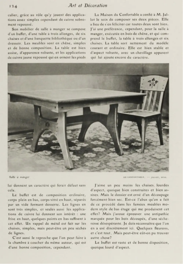 Pair of Fine French Art Nouveau Solid Oak Armchairs by Leon Jallot - Image 19